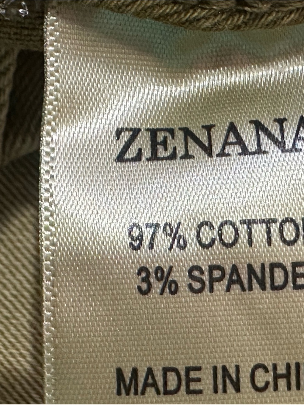 NWT SIZE L Zenana Outfitters High-Rise Wide Leg Jeans in Camel - Picture 15 of 15